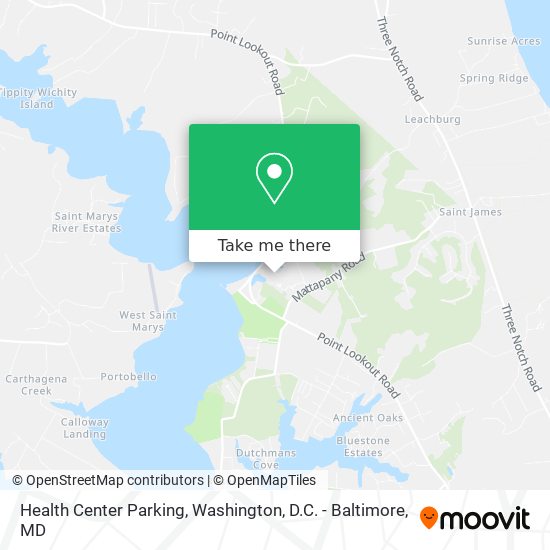 Health Center Parking map