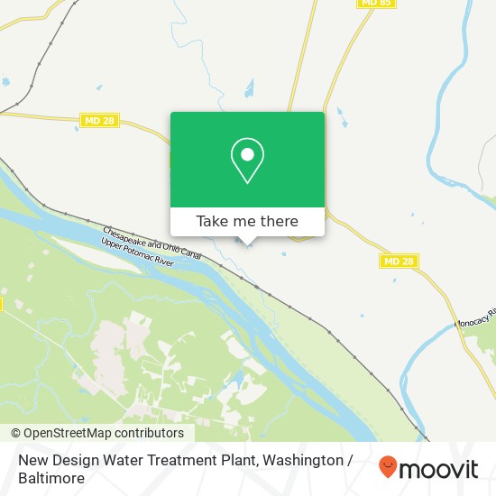 New Design Water Treatment Plant map