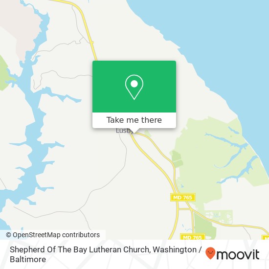 Mapa de Shepherd Of The Bay Lutheran Church