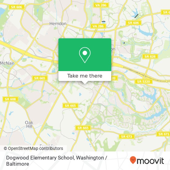 Mapa de Dogwood Elementary School