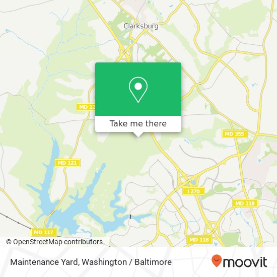 Maintenance Yard map