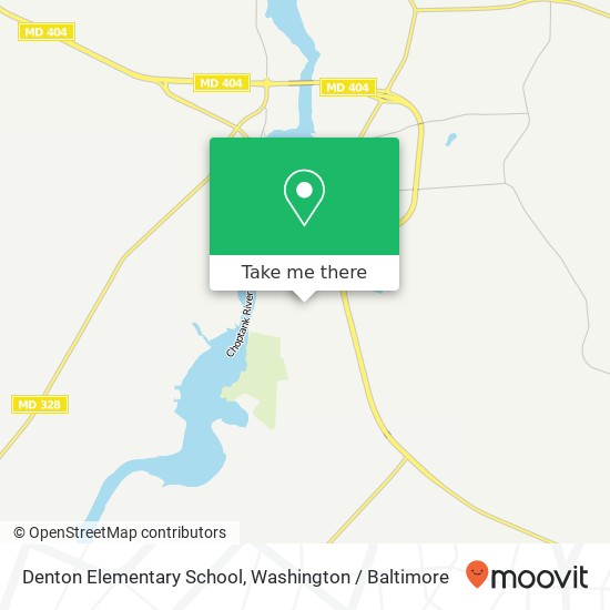 Denton Elementary School map