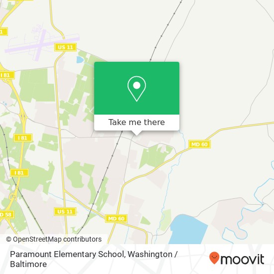 Mapa de Paramount Elementary School