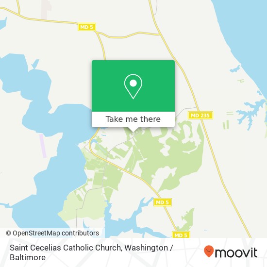 Mapa de Saint Cecelias Catholic Church