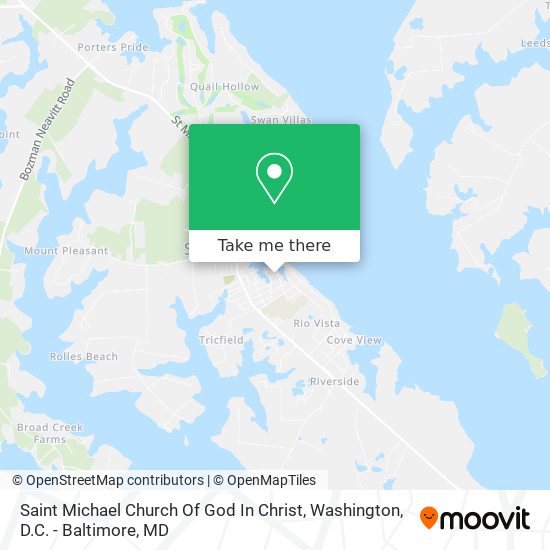 Map Of St Michaels Md How To Get To Saint Michael Church Of God In Christ In St. Michaels By Bus?