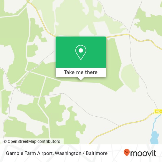 Gamble Farm Airport map
