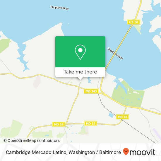 Mapa de Cambridge Mercado Latino