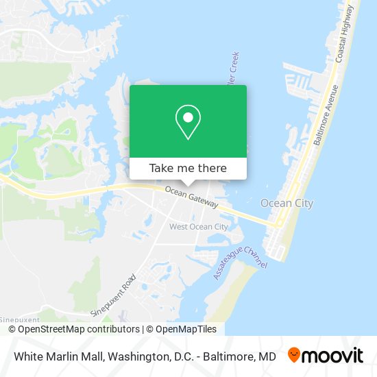 White Marlin Mall map