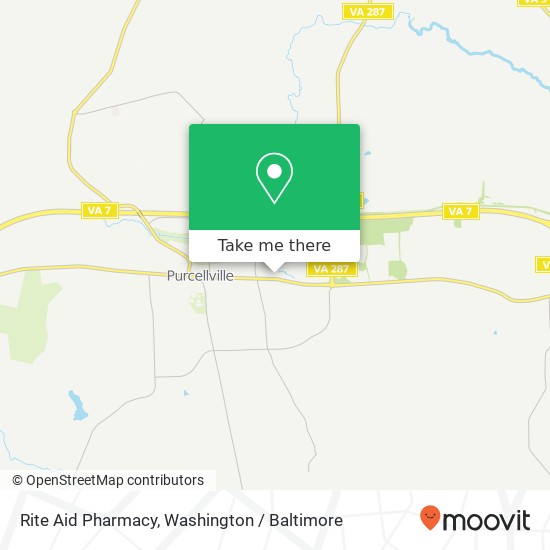 Rite Aid Pharmacy map