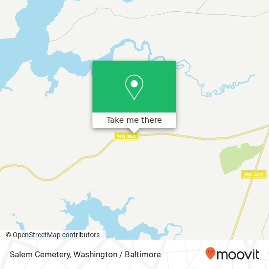 Salem Cemetery map