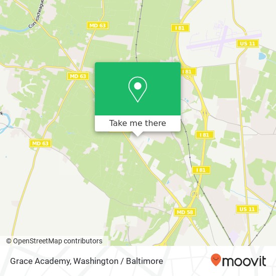 Grace Academy map