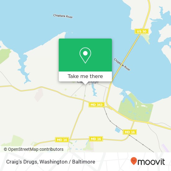 Mapa de Craig's Drugs