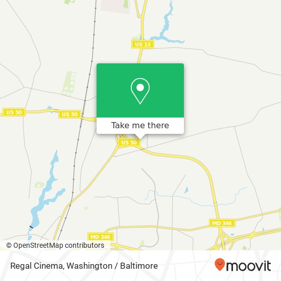 Regal Cinema map