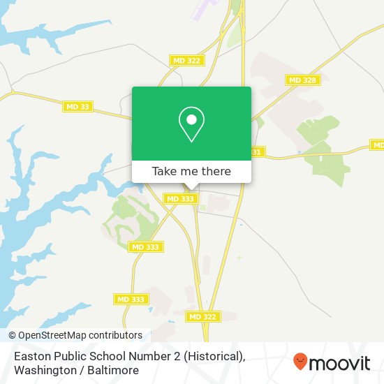 Mapa de Easton Public School Number 2 (Historical)