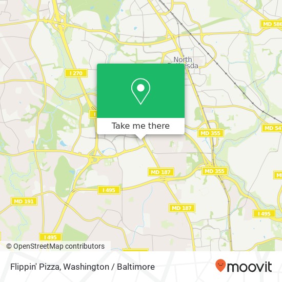 Mapa de Flippin' Pizza