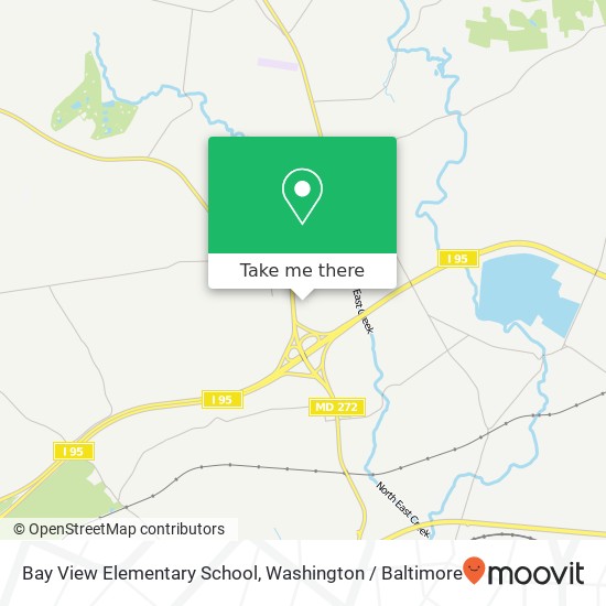 Bay View Elementary School map