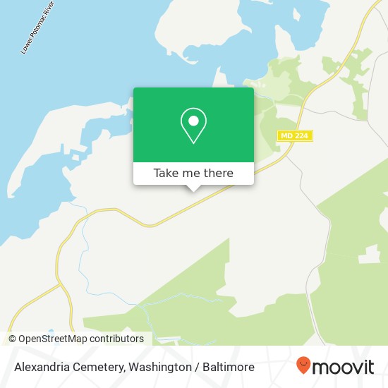 Mapa de Alexandria Cemetery