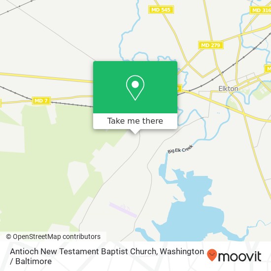Mapa de Antioch New Testament Baptist Church