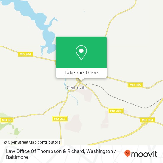 Mapa de Law Office Of Thompson & Richard