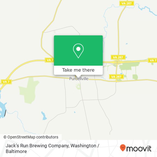 Mapa de Jack's Run Brewing Company