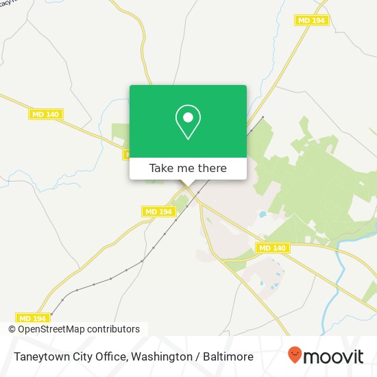 Mapa de Taneytown City Office
