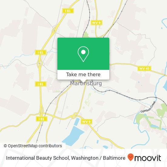 Mapa de International Beauty School