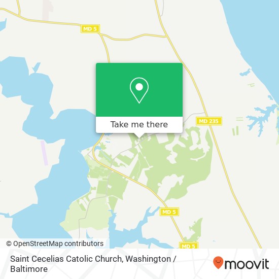 Mapa de Saint Cecelias Catolic Church