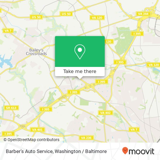 Mapa de Barber's Auto Service