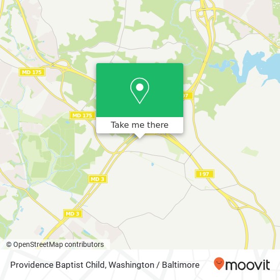 Mapa de Providence Baptist Child