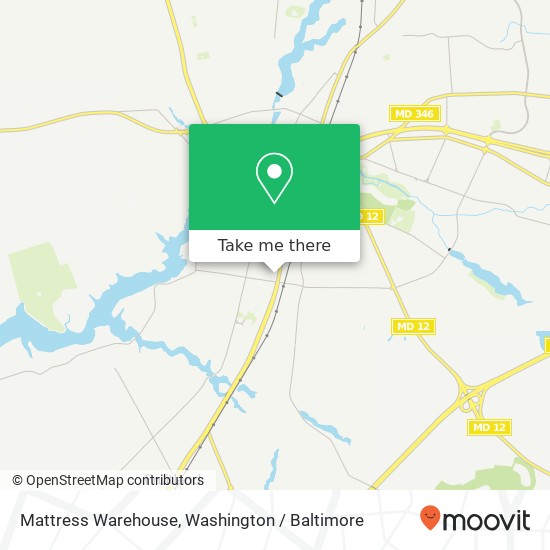 Mattress Warehouse map