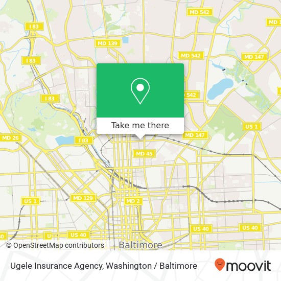 Ugele Insurance Agency map