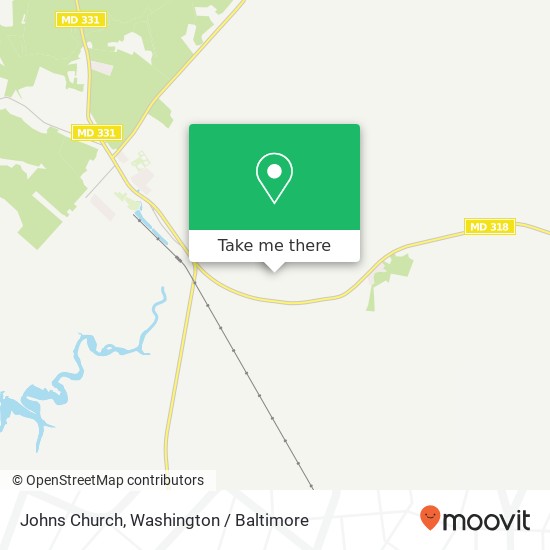 Mapa de Johns Church