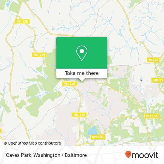 Caves Park map