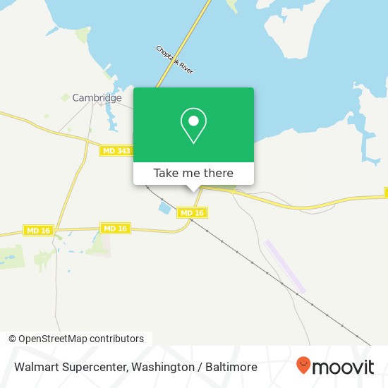 Walmart Supercenter map