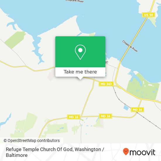 Refuge Temple Church Of God map