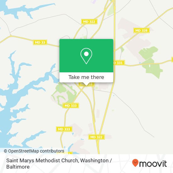 Saint Marys Methodist Church map