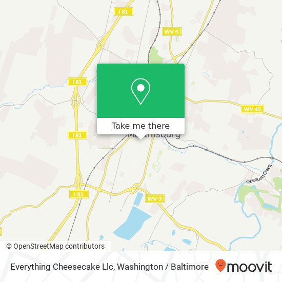 Mapa de Everything Cheesecake Llc