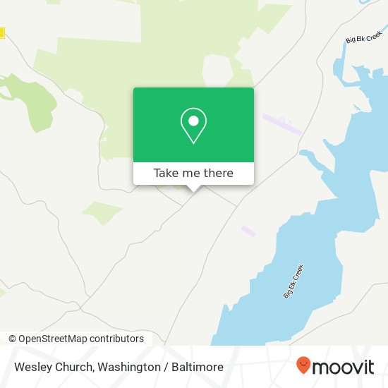 Wesley Church map