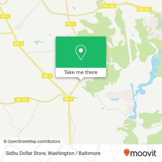 Mapa de Sidhu Dollar Store