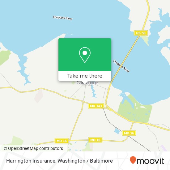 Mapa de Harrington Insurance