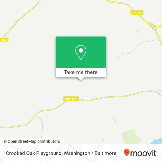 Mapa de Crooked Oak Playground