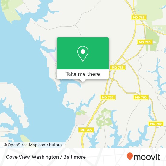 Cove View map