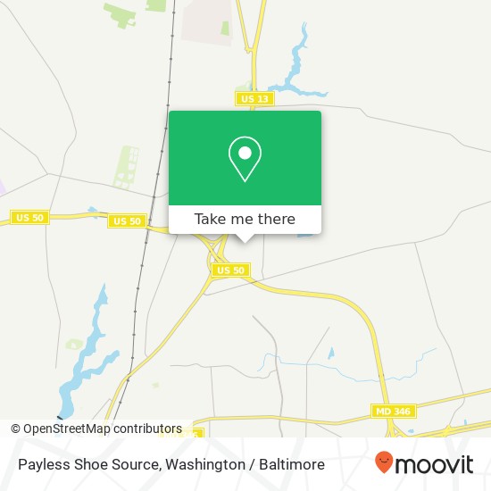 Payless Shoe Source map