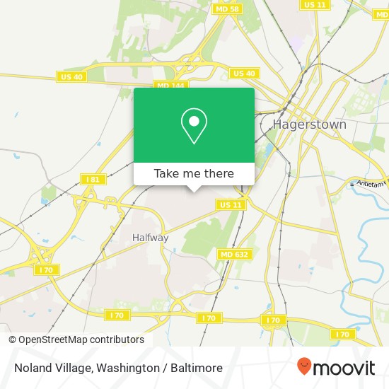 Mapa de Noland Village