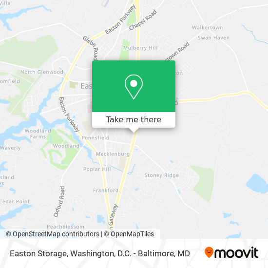 Mapa de Easton Storage