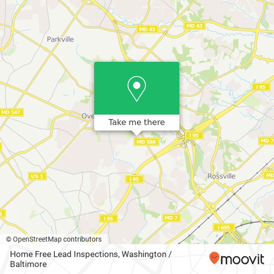 Home Free Lead Inspections map