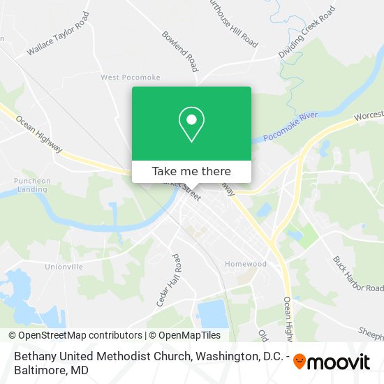 Bethany United Methodist Church map