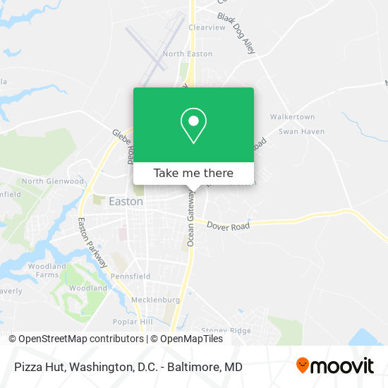 Pizza Hut map