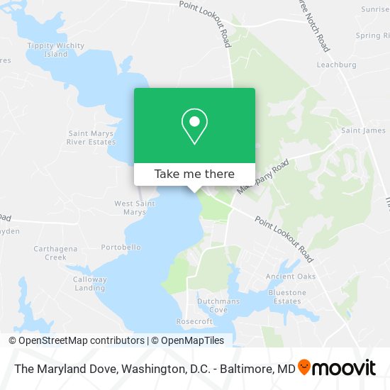Mapa de The Maryland Dove