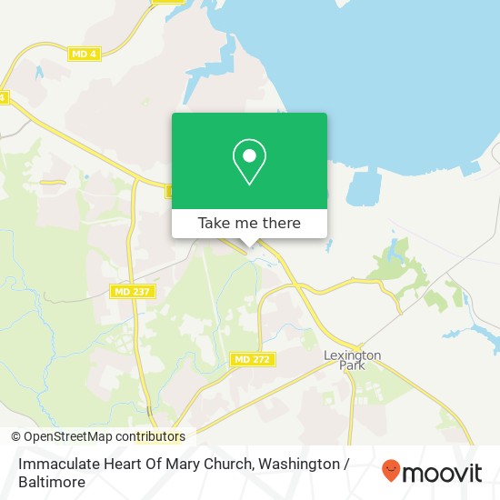 Immaculate Heart Of Mary Church map